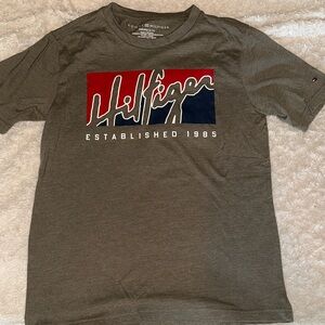 Tommy Hilfiger green/gray Logo Tee